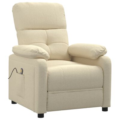 vidaXL Electric Stand up Massage Recliner Chair Fabric